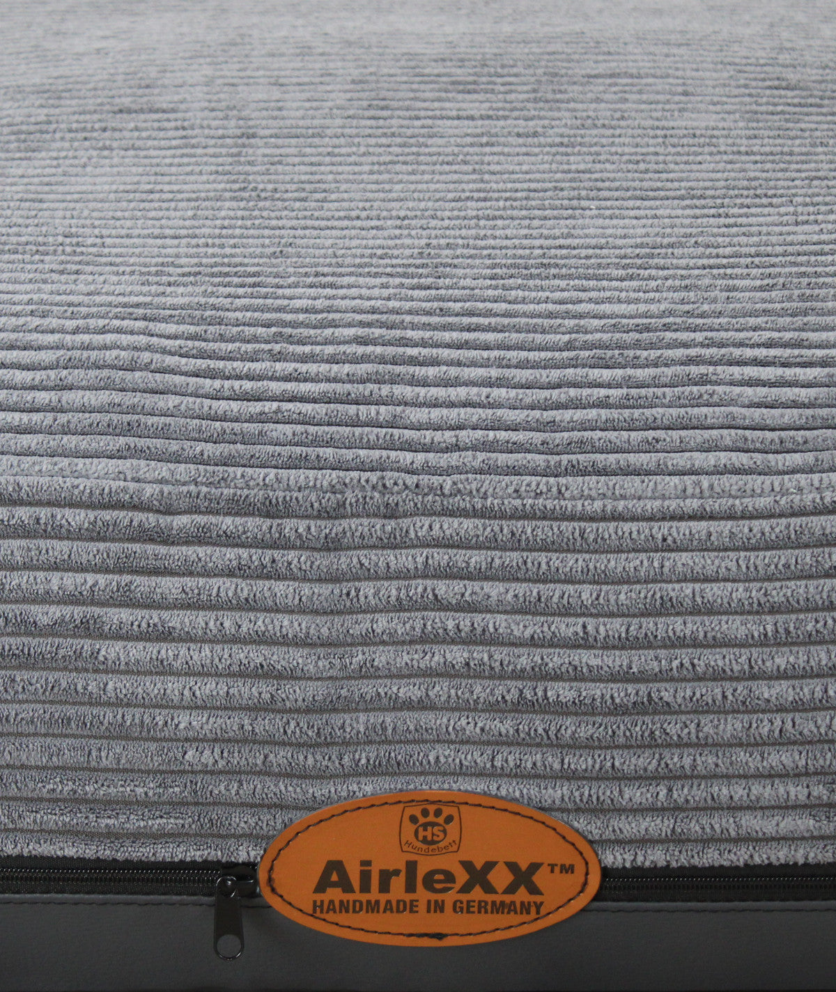 AirleXX Hundebett Cord Quadratisch orthopädisch