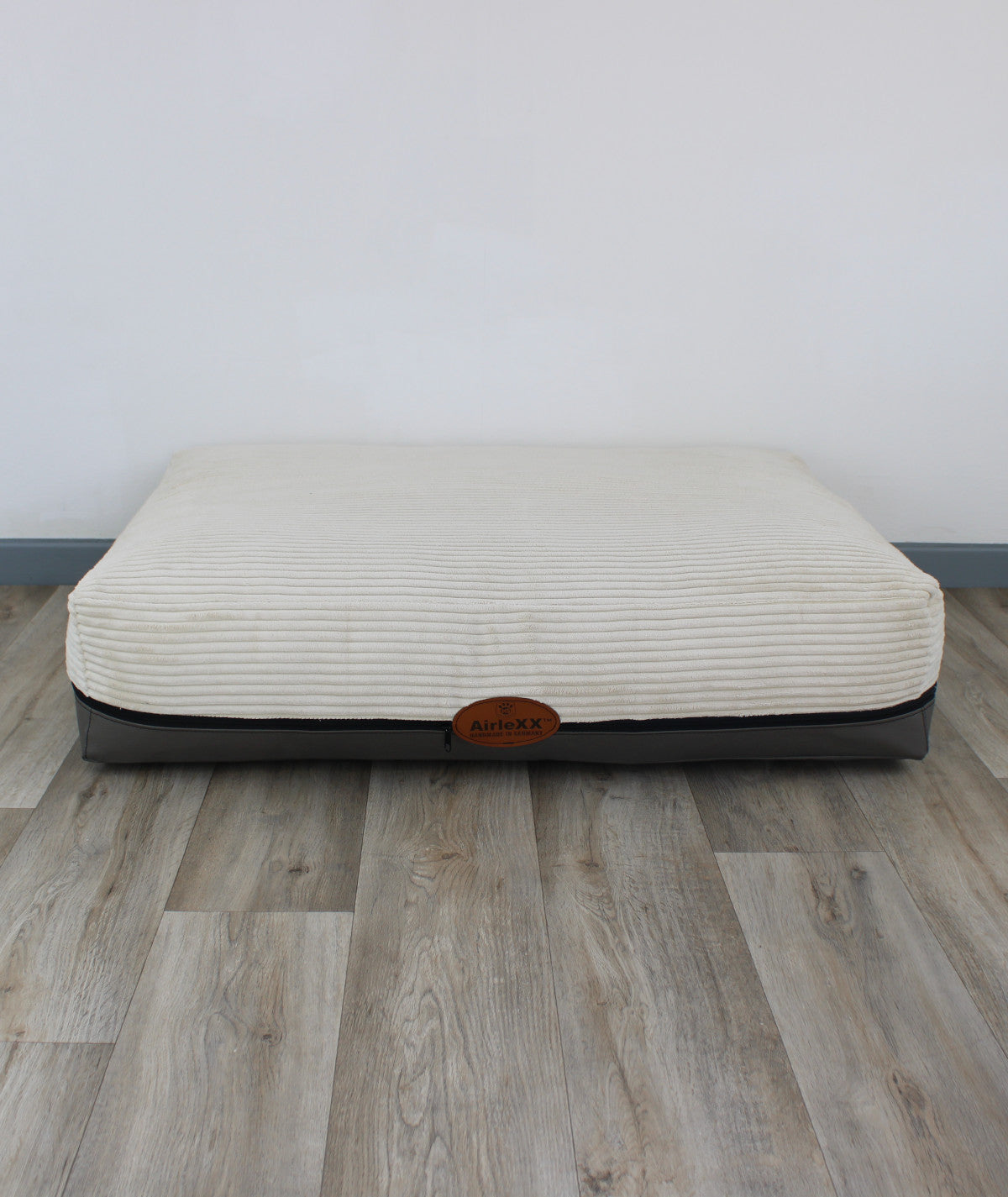 AirleXX Hundebett Cord Quadratisch orthopädisch