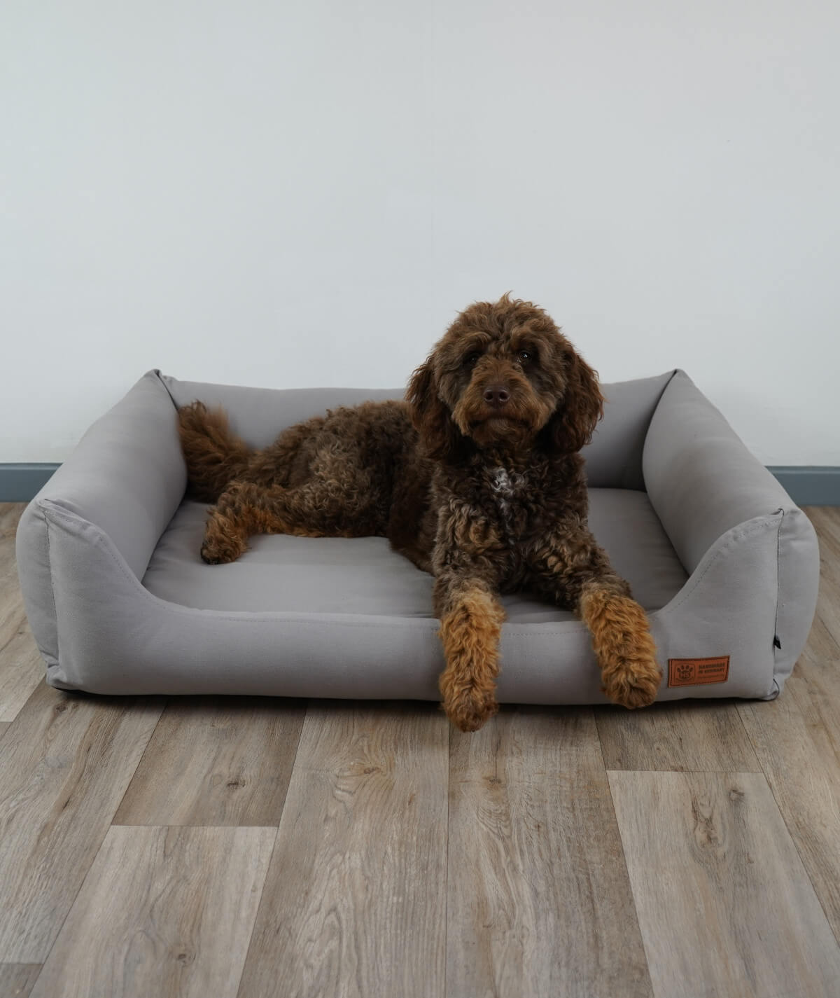 Dog bed cuddle bed deluxe cord with entry orthopedic