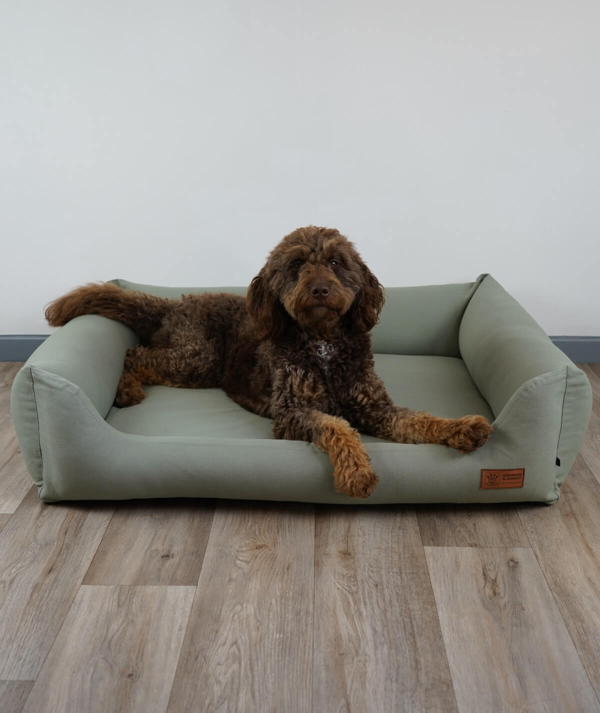 Dog bed cuddle bed deluxe cord with entry orthopedic