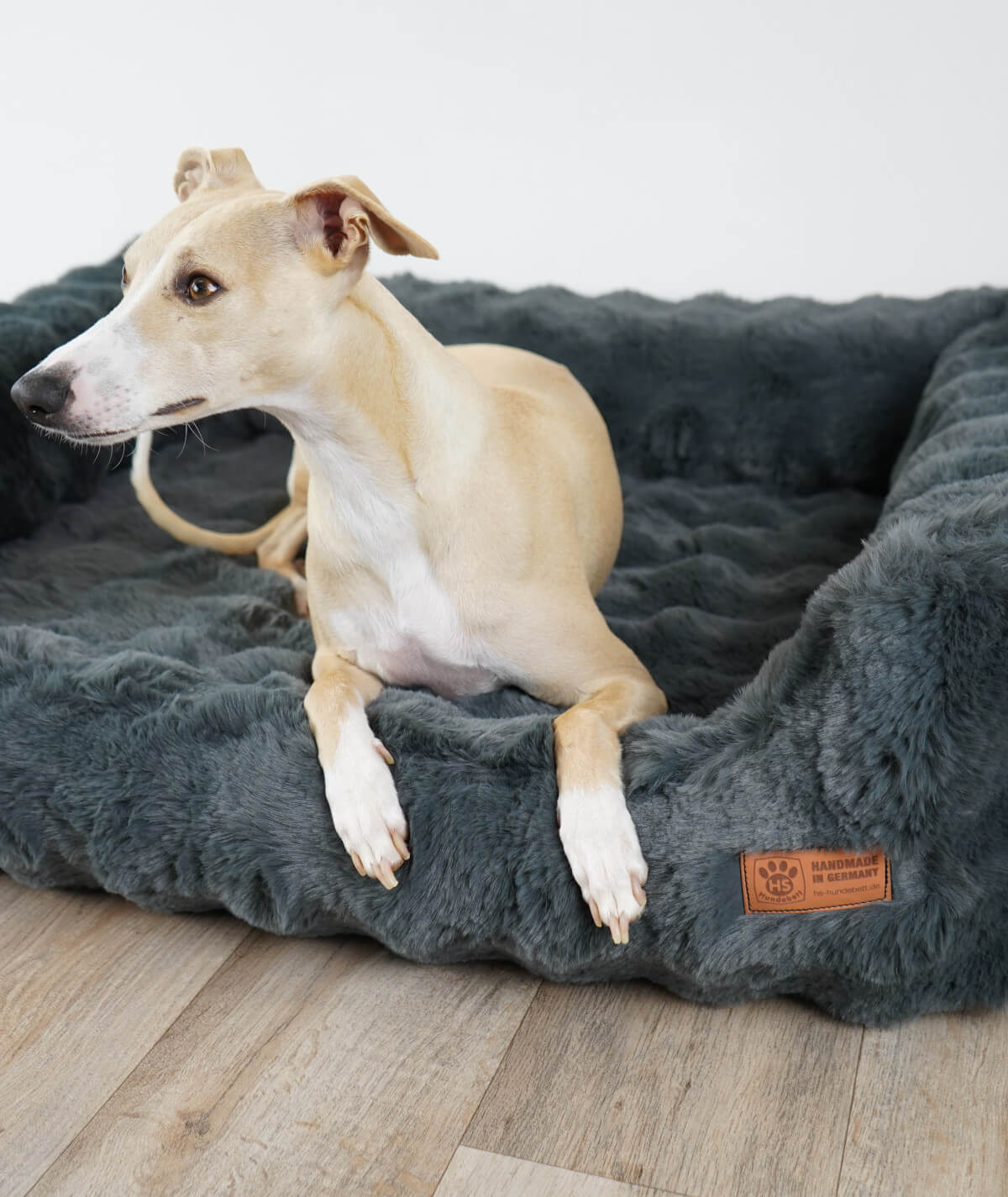 Hundebett Kuschelbett Deluxe Bubble mit Einstieg orthopädisch