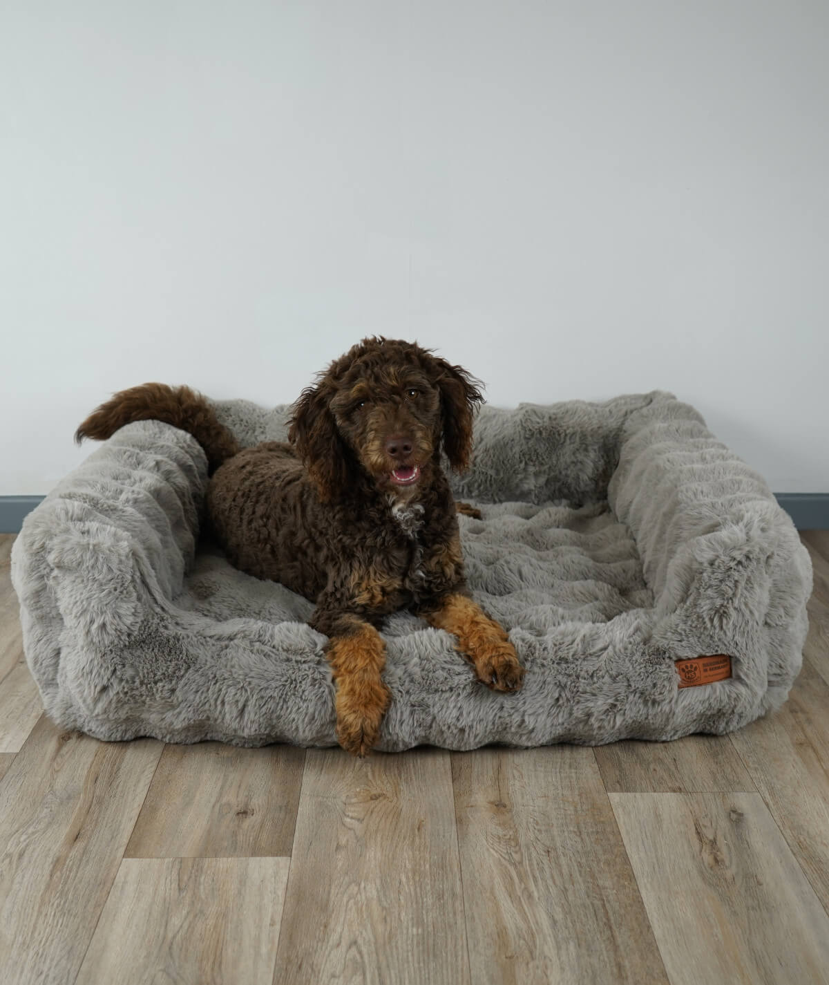 Hundebett Kuschelbett Deluxe Bubble mit Einstieg orthopädisch