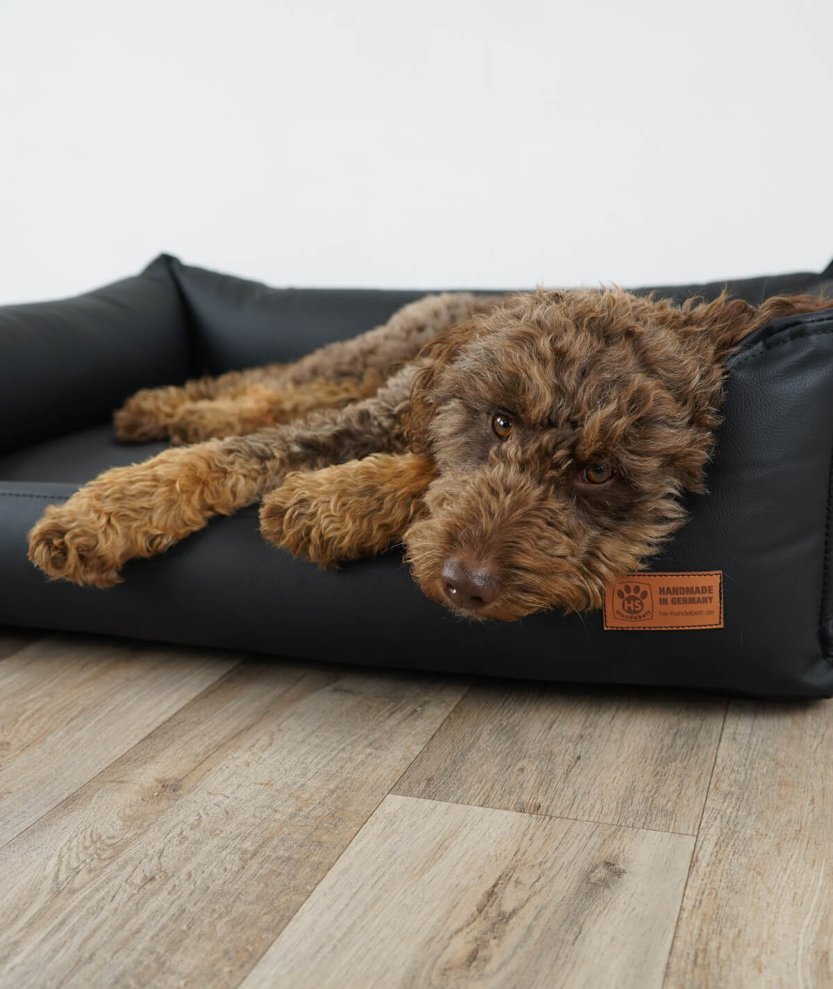 Hundebett Emma Kunstleder orthopädisch