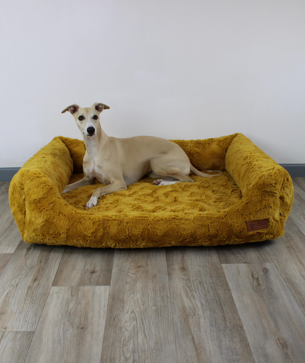 Dog bed cuddle bed deluxe with entry orthopedic