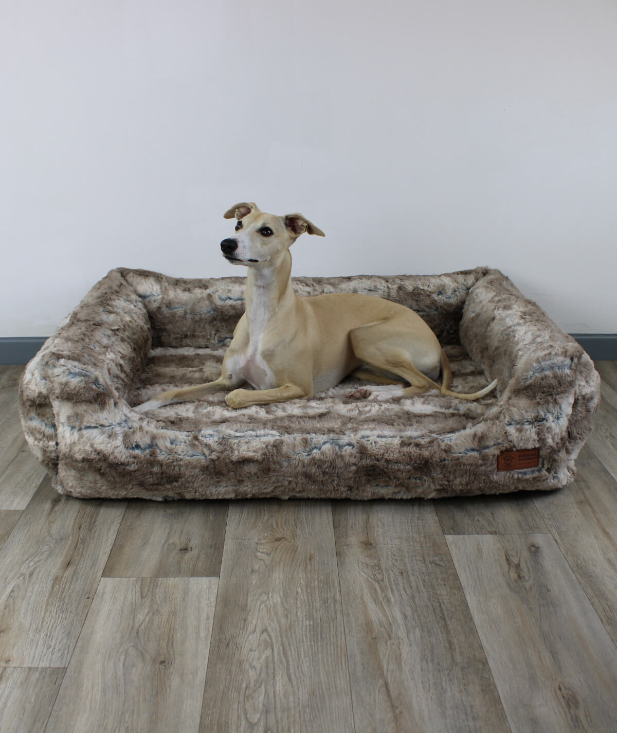 Hundebett Kuschelbett Deluxe mit Einstieg orthopädisch