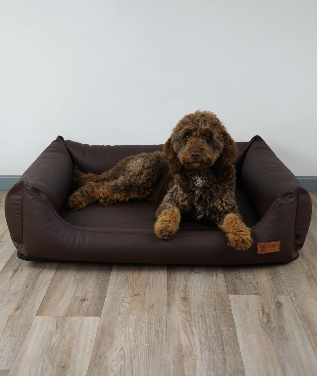 Hundebett Emma Kunstleder orthopädisch