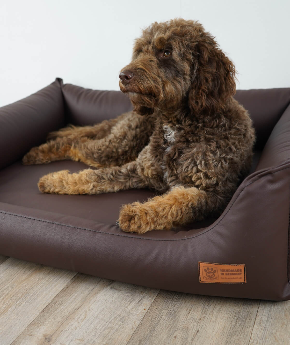 Hundebett Emma Kunstleder orthopädisch