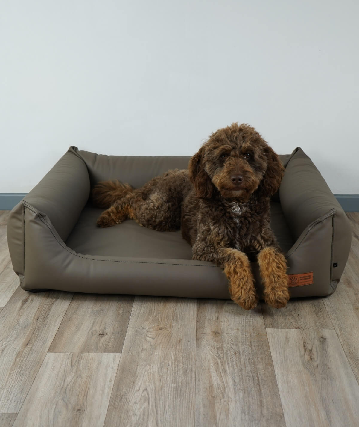 Hundebett Emma Kunstleder orthopädisch