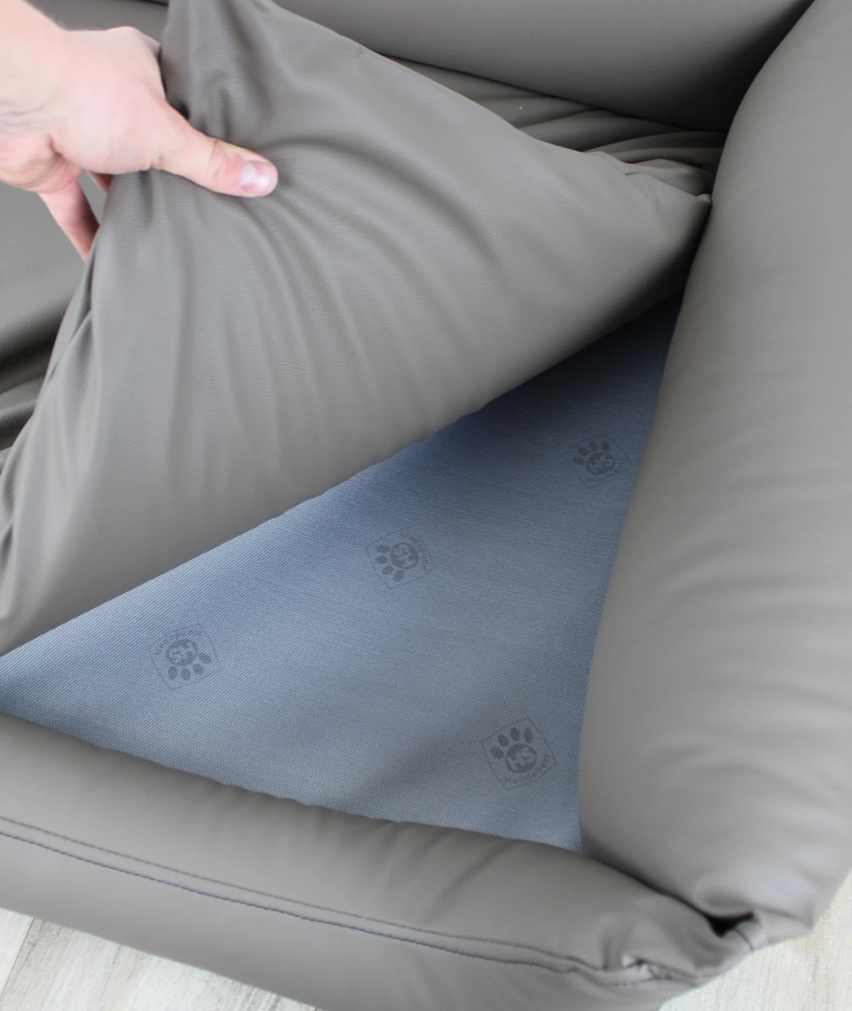Hundebett Emma Kunstleder orthopädisch