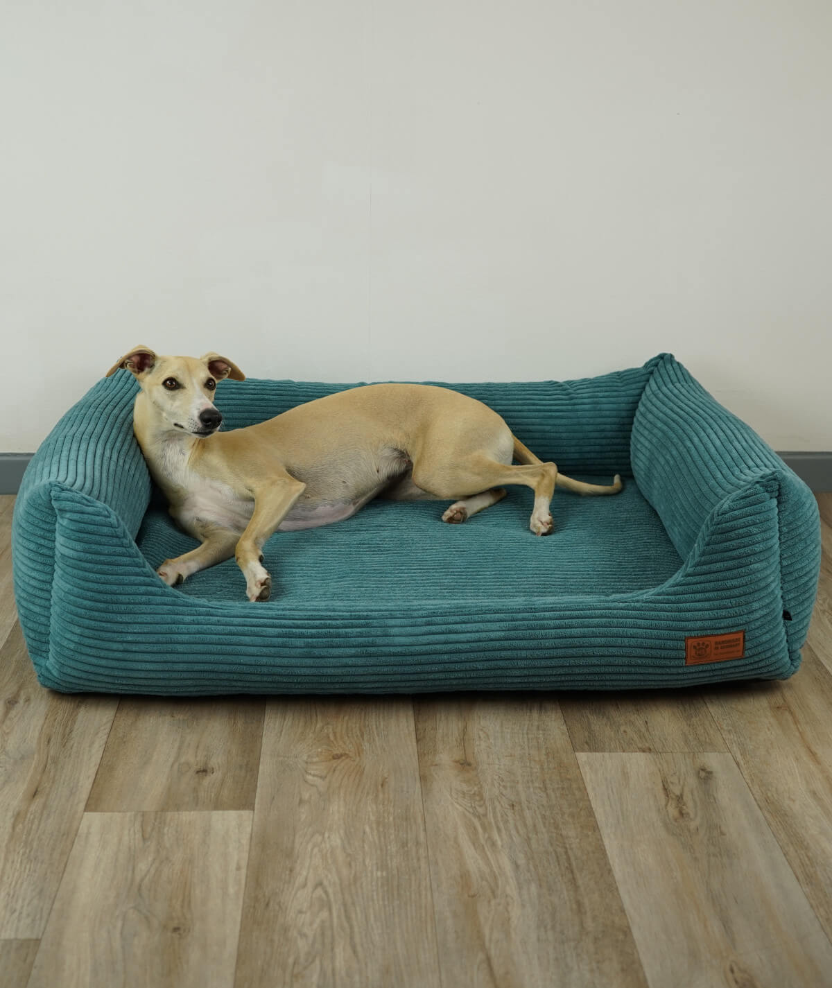 Dog bed cuddle bed deluxe cord with entry orthopedic