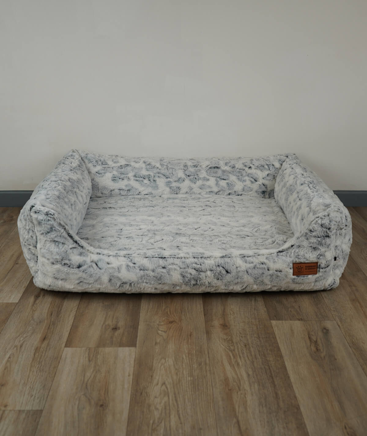 Dog bed cuddle bed deluxe with entry orthopedic