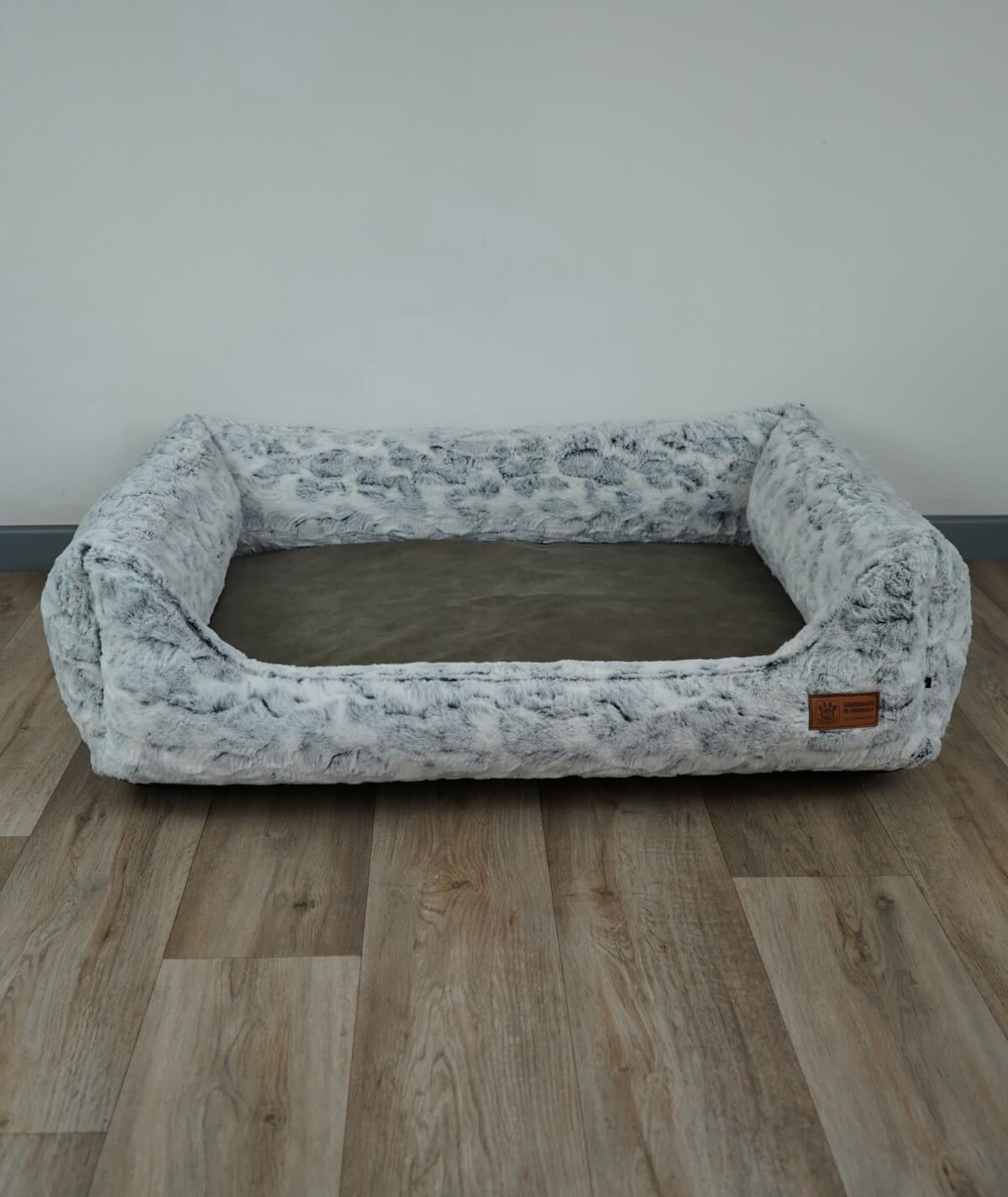 Dog bed cuddle bed deluxe with entry orthopedic