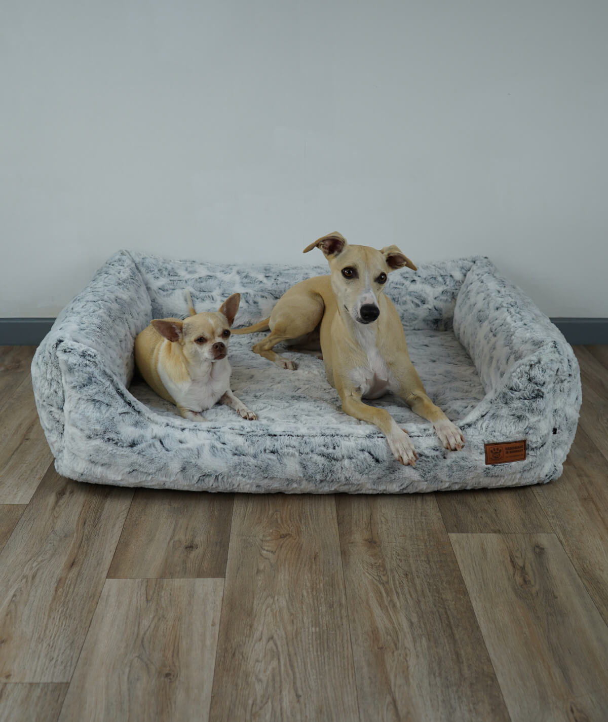 Dog bed cuddle bed deluxe with entry orthopedic