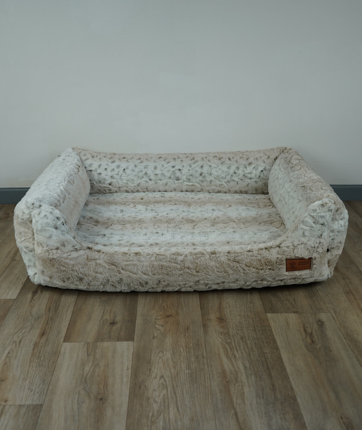 Dog bed cuddle bed deluxe with entry orthopedic