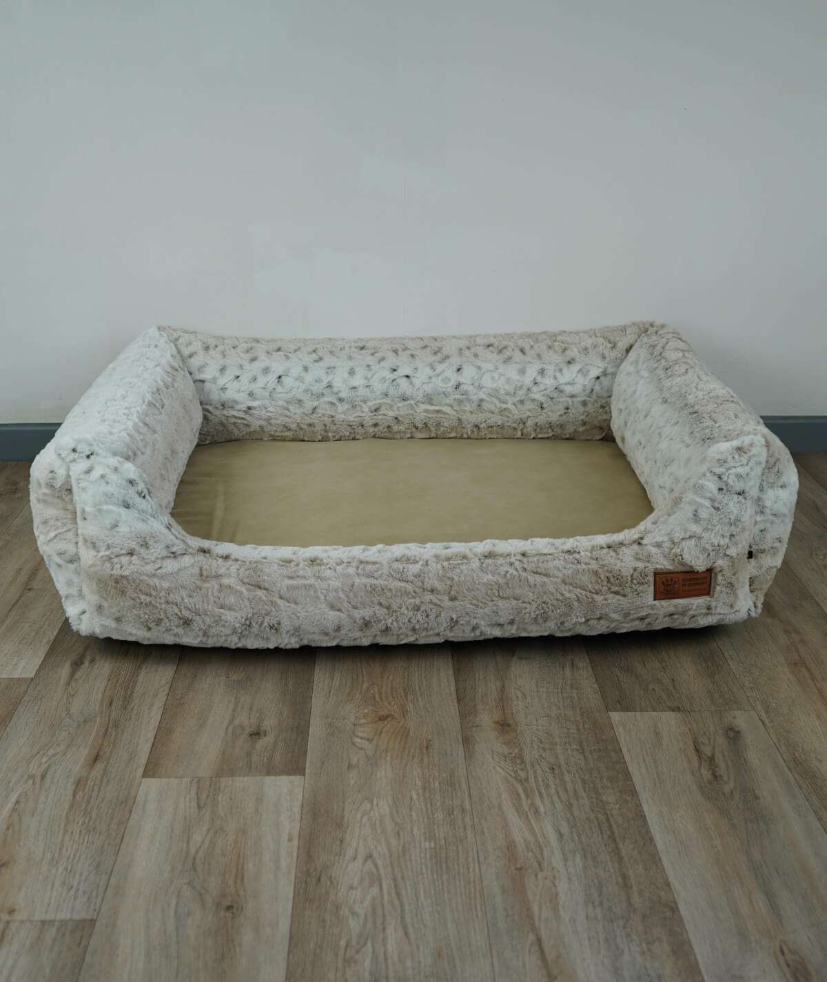 Dog bed cuddle bed deluxe with entry orthopedic