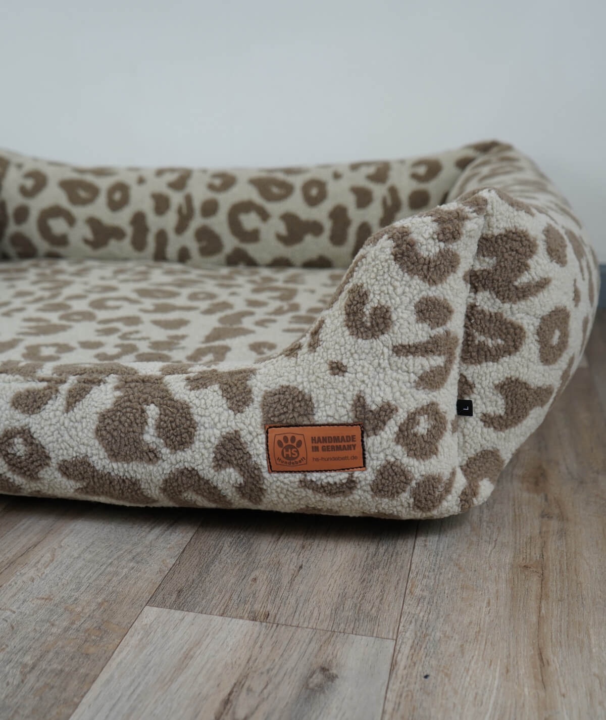 Hundebett Kuschelbett Deluxe Teddy mit Einstieg orthopädisch