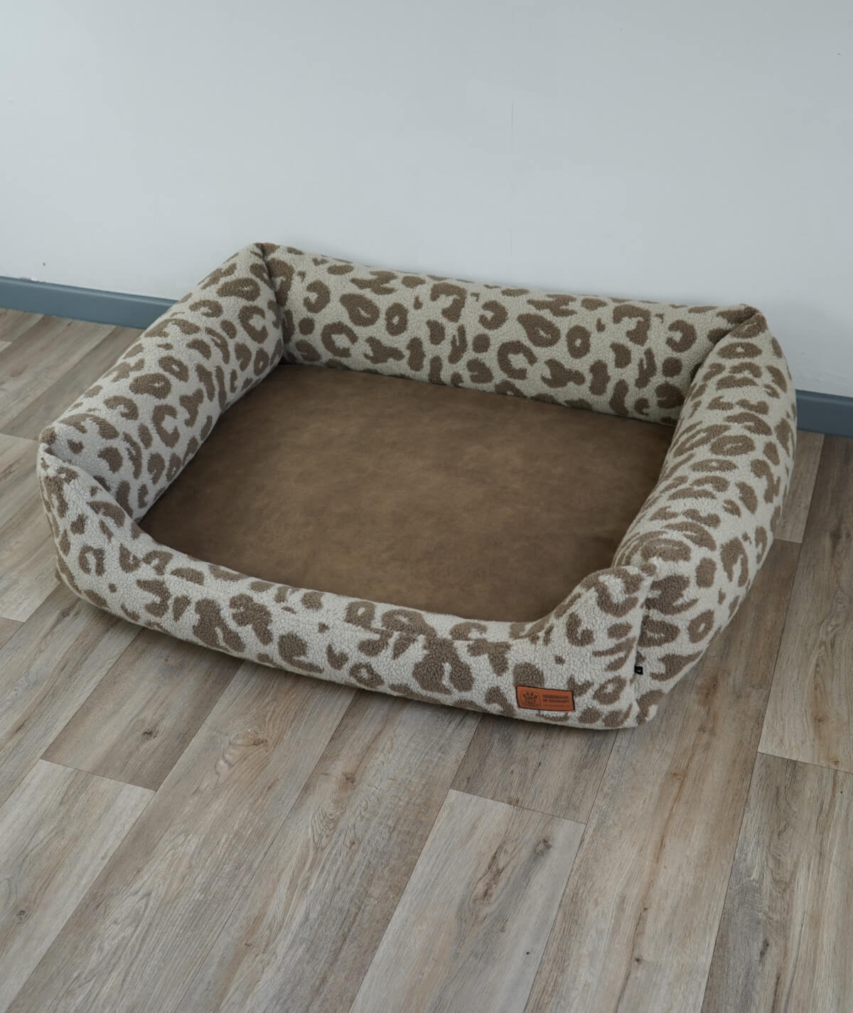 Hundebett Kuschelbett Deluxe Teddy mit Einstieg orthopädisch