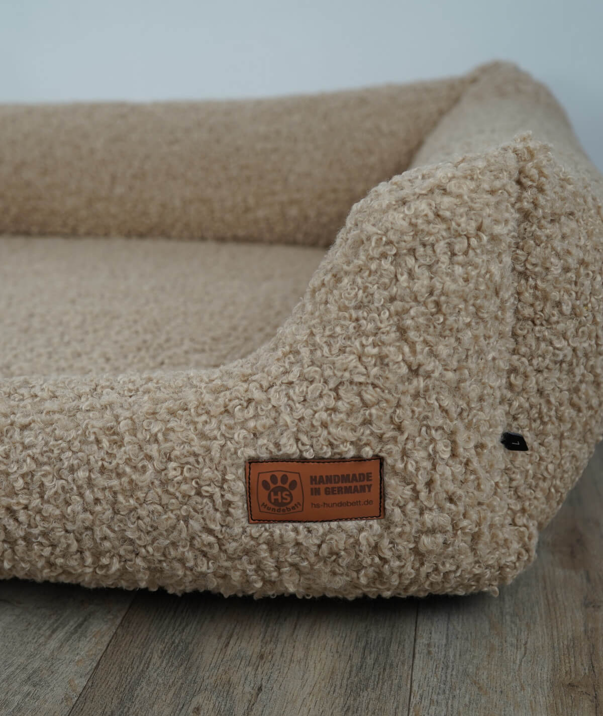 Hundebett Kuschelbett Deluxe Teddy mit Einstieg orthopädisch