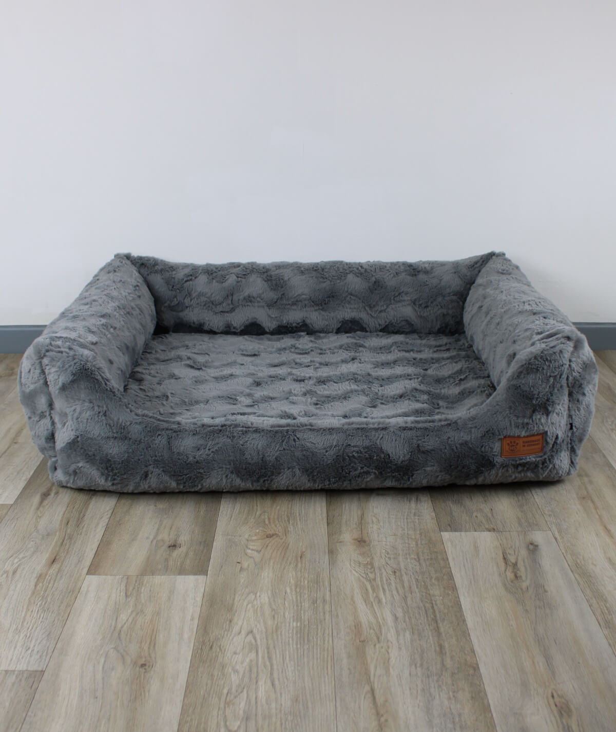 Dog bed cuddle bed deluxe with entry orthopedic