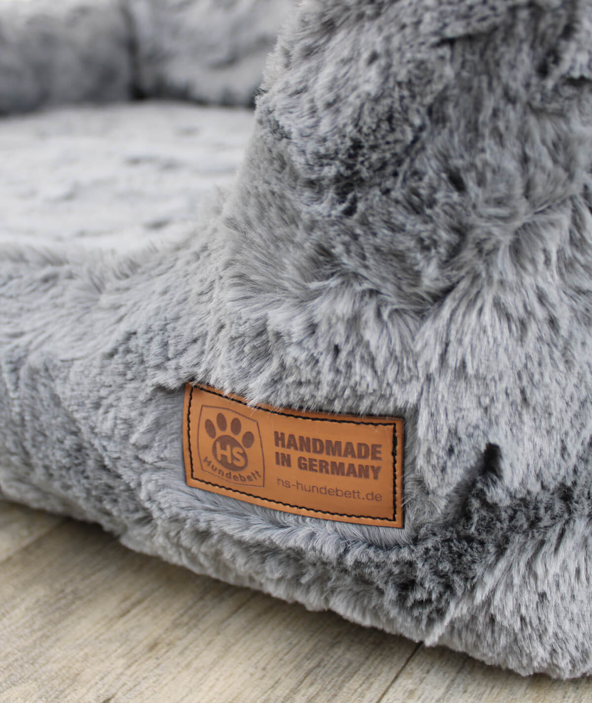 Dog bed cuddle bed deluxe with entry orthopedic