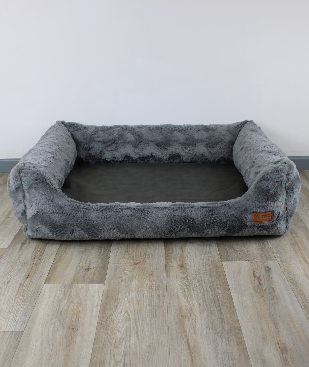 Dog bed cuddle bed deluxe with entry orthopedic