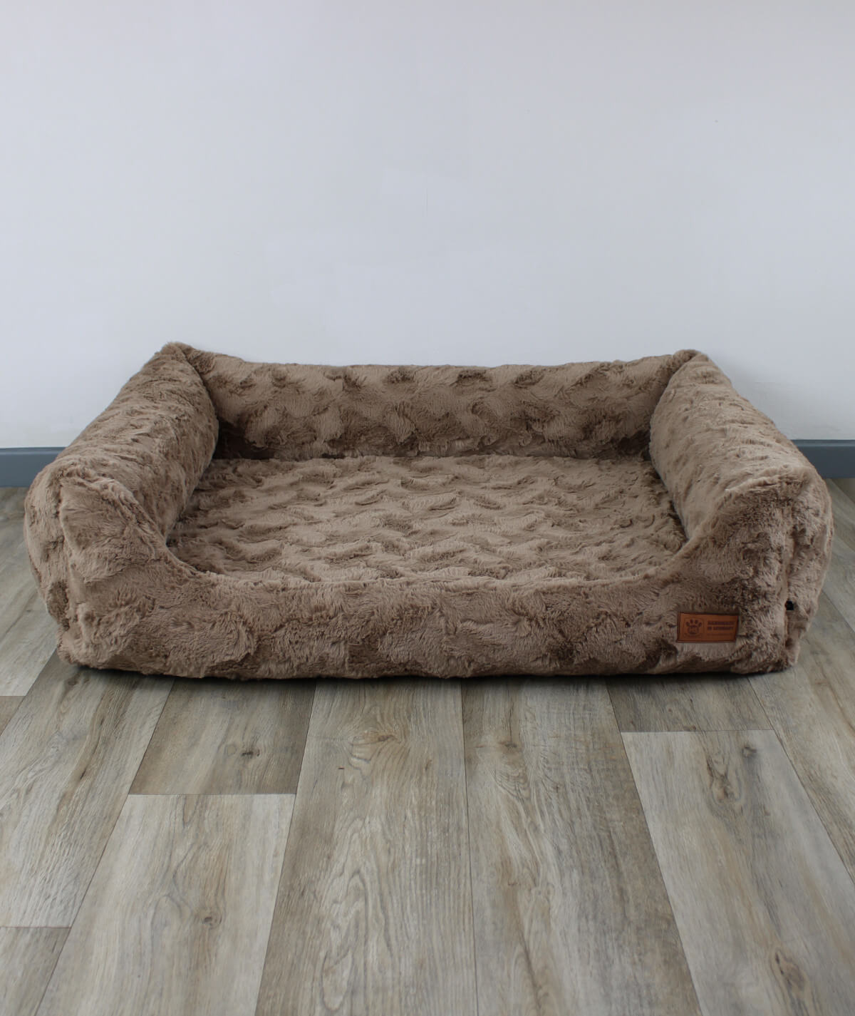 Dog bed cuddle bed deluxe with entry orthopedic