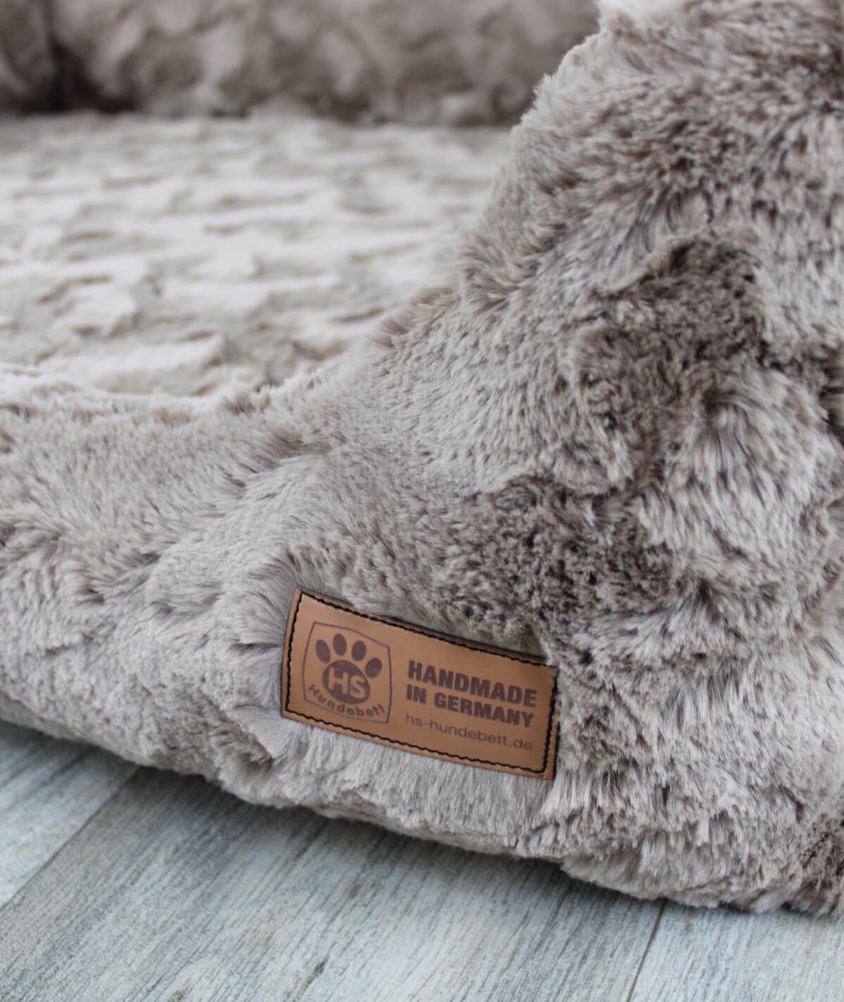 Dog bed cuddle bed deluxe with entry orthopedic