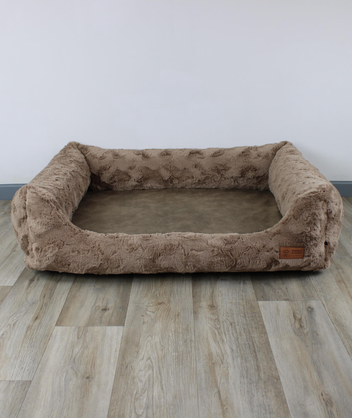 Dog bed cuddle bed deluxe with entry orthopedic