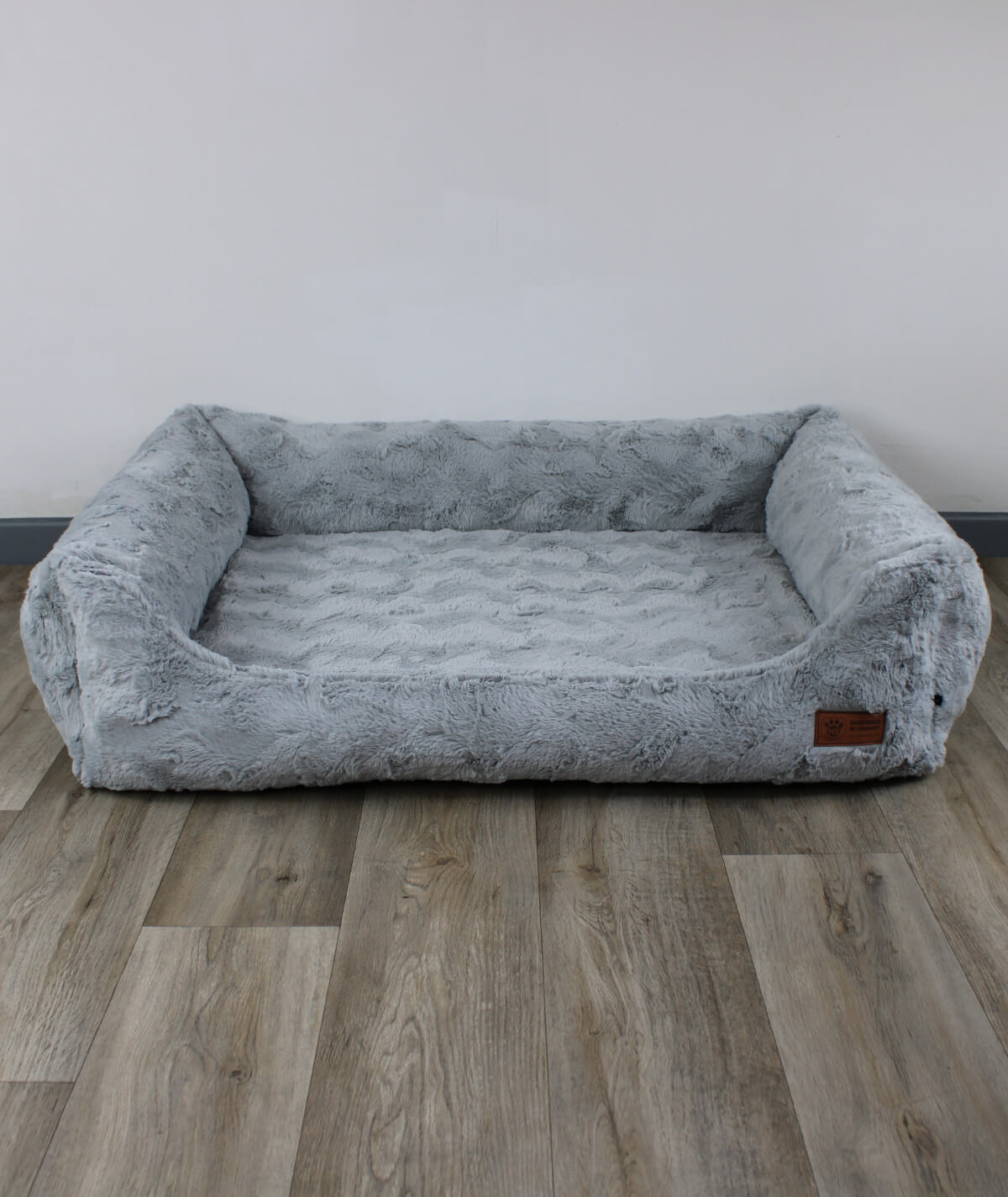 Dog bed cuddle bed deluxe with entry orthopedic