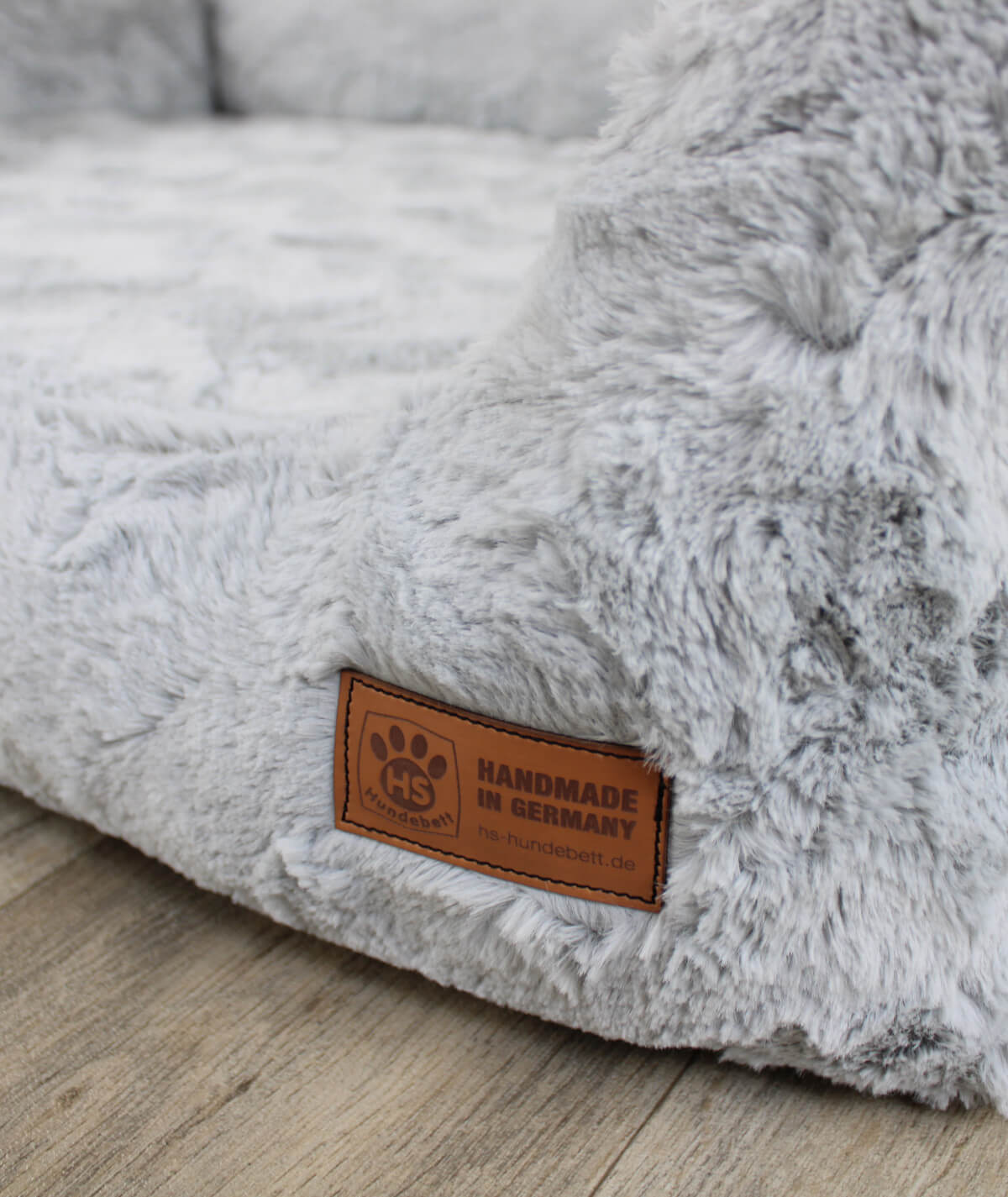 Dog bed cuddle bed deluxe with entry orthopedic