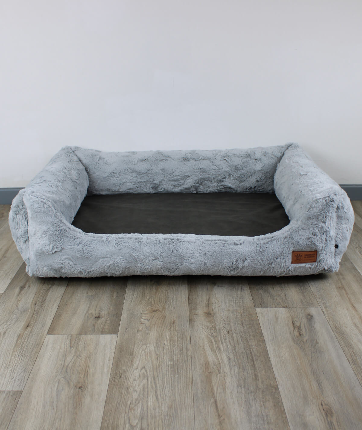 Dog bed cuddle bed deluxe with entry orthopedic