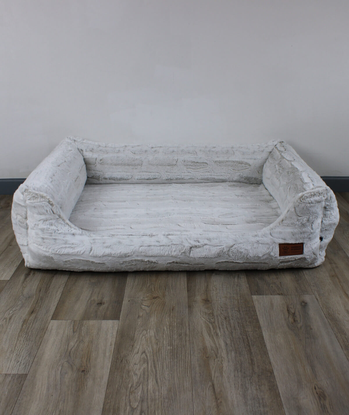 Dog bed cuddle bed deluxe with entry orthopedic