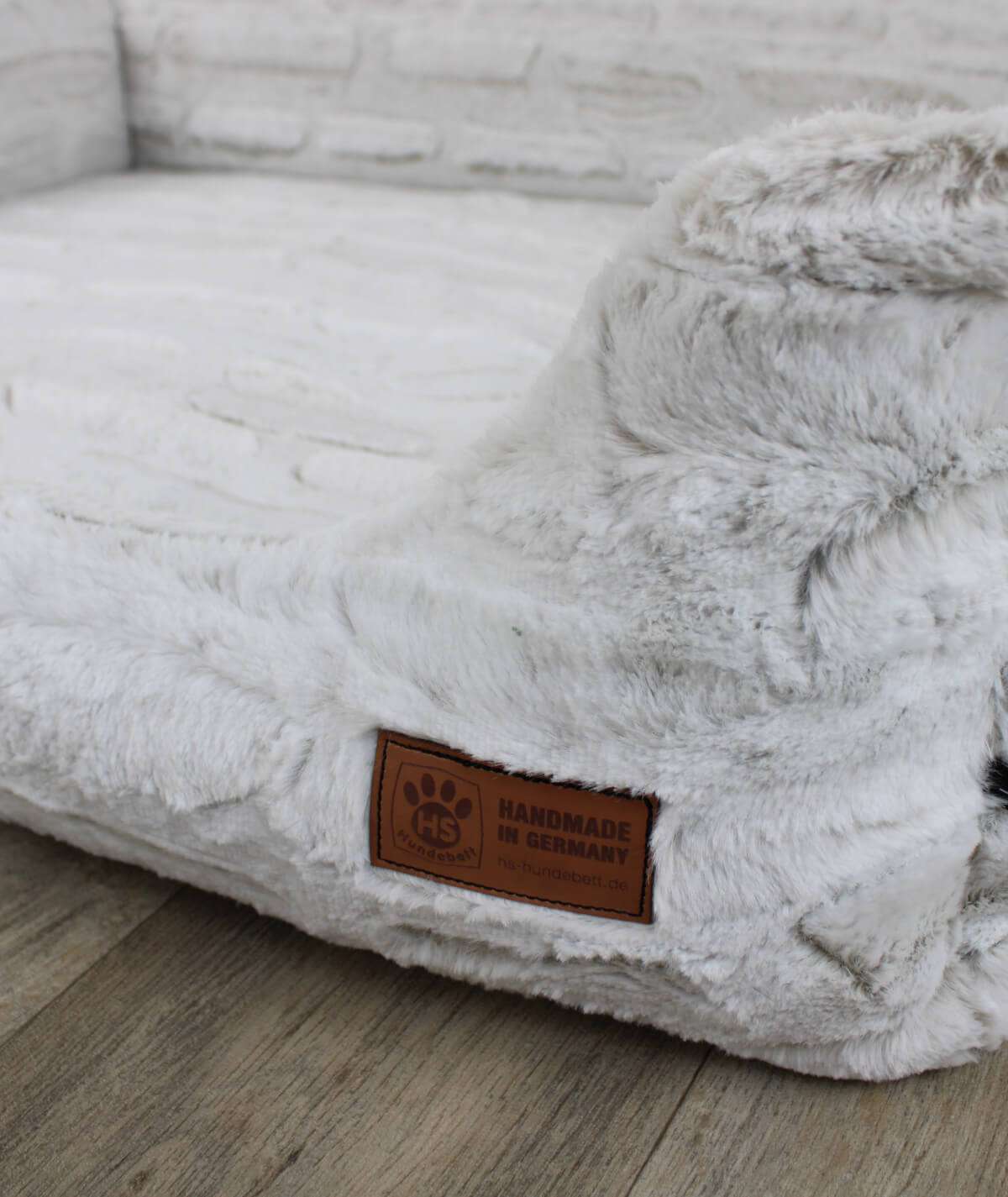 Dog bed cuddle bed deluxe with entry orthopedic