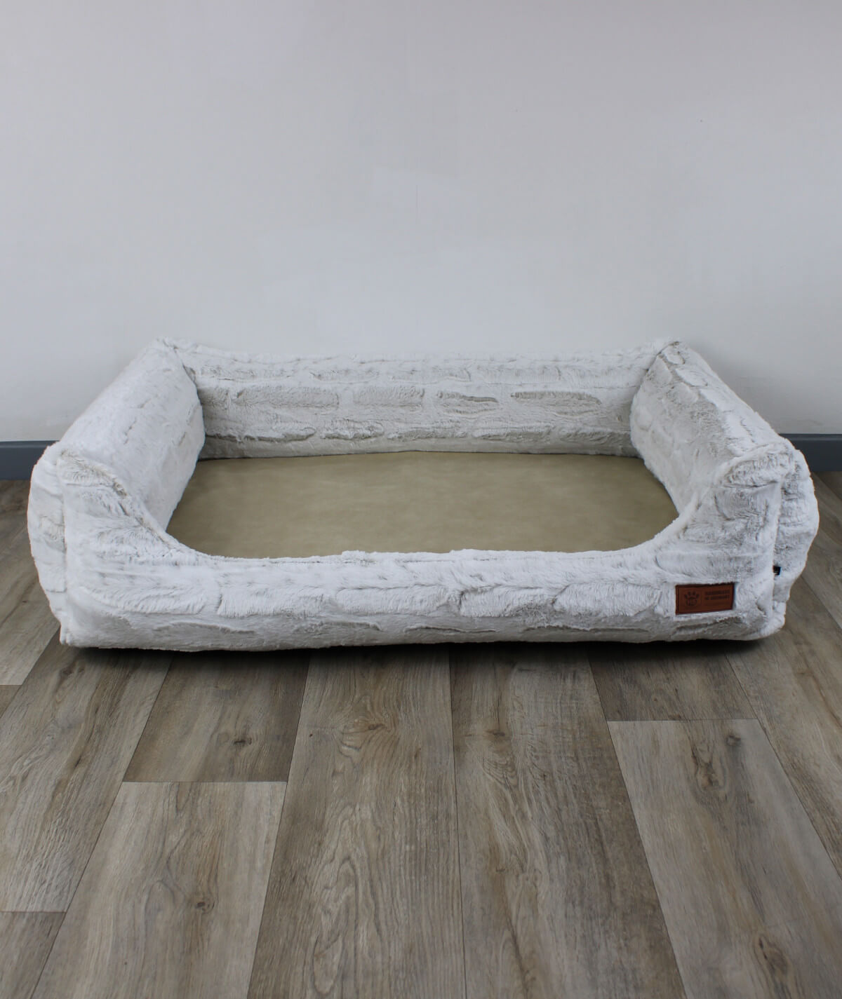 Dog bed cuddle bed deluxe with entry orthopedic