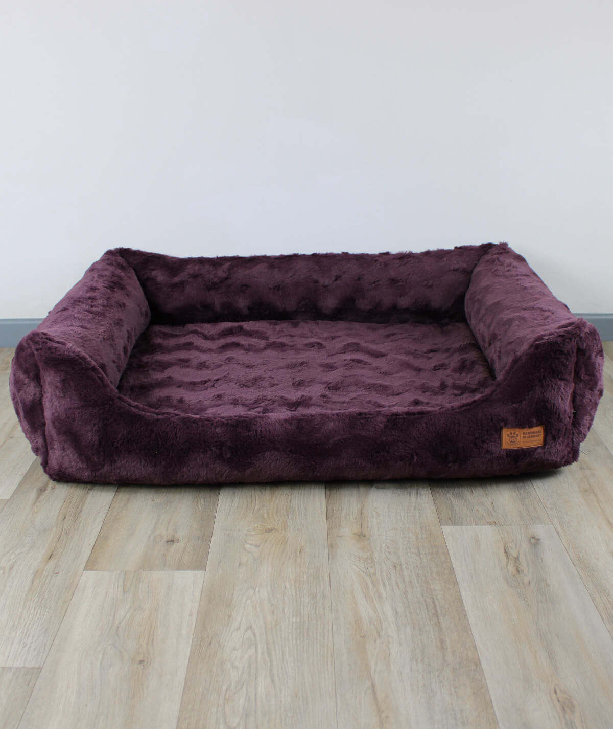 Dog bed cuddle bed deluxe with entry orthopedic
