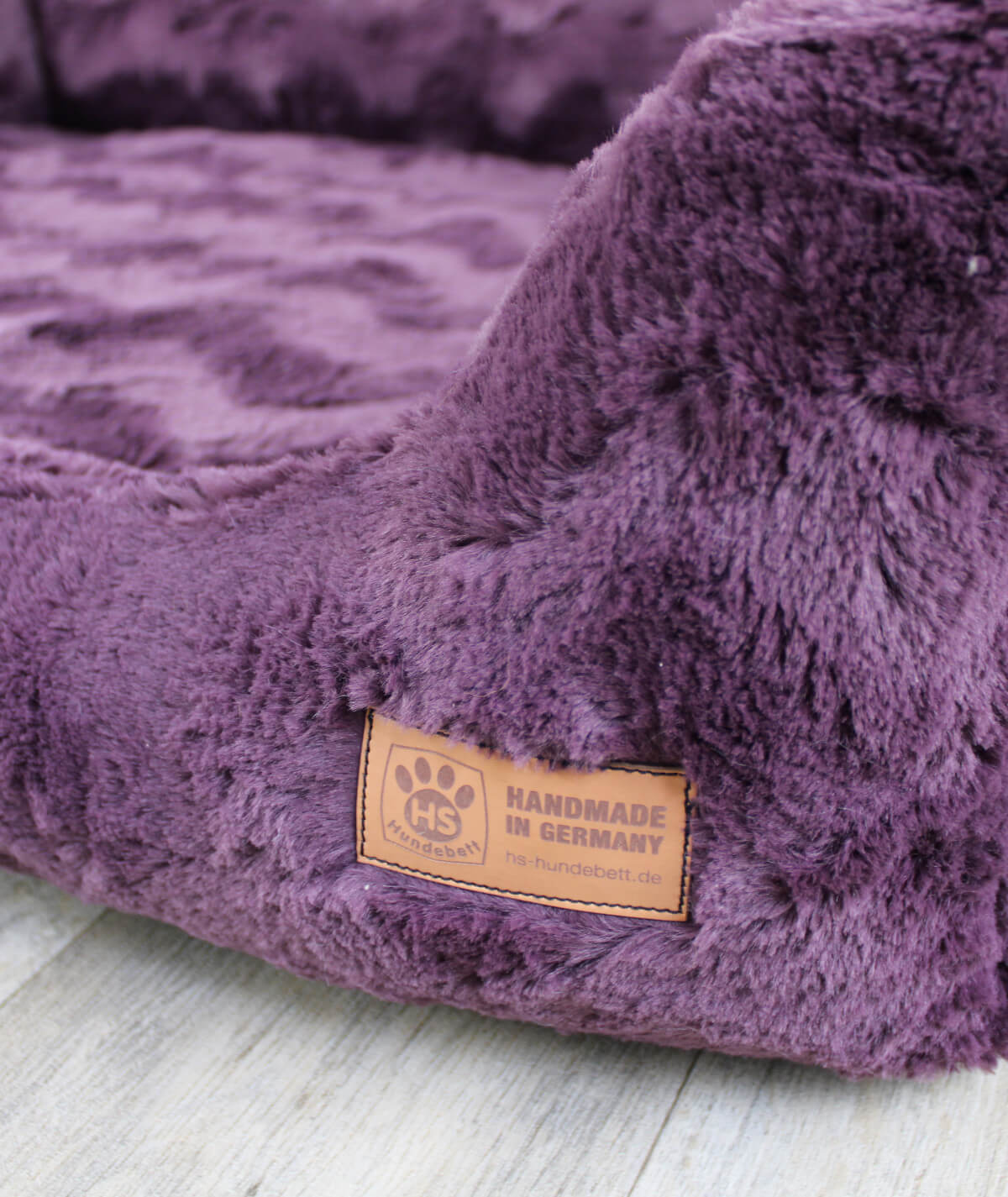 Dog bed cuddle bed deluxe with entry orthopedic