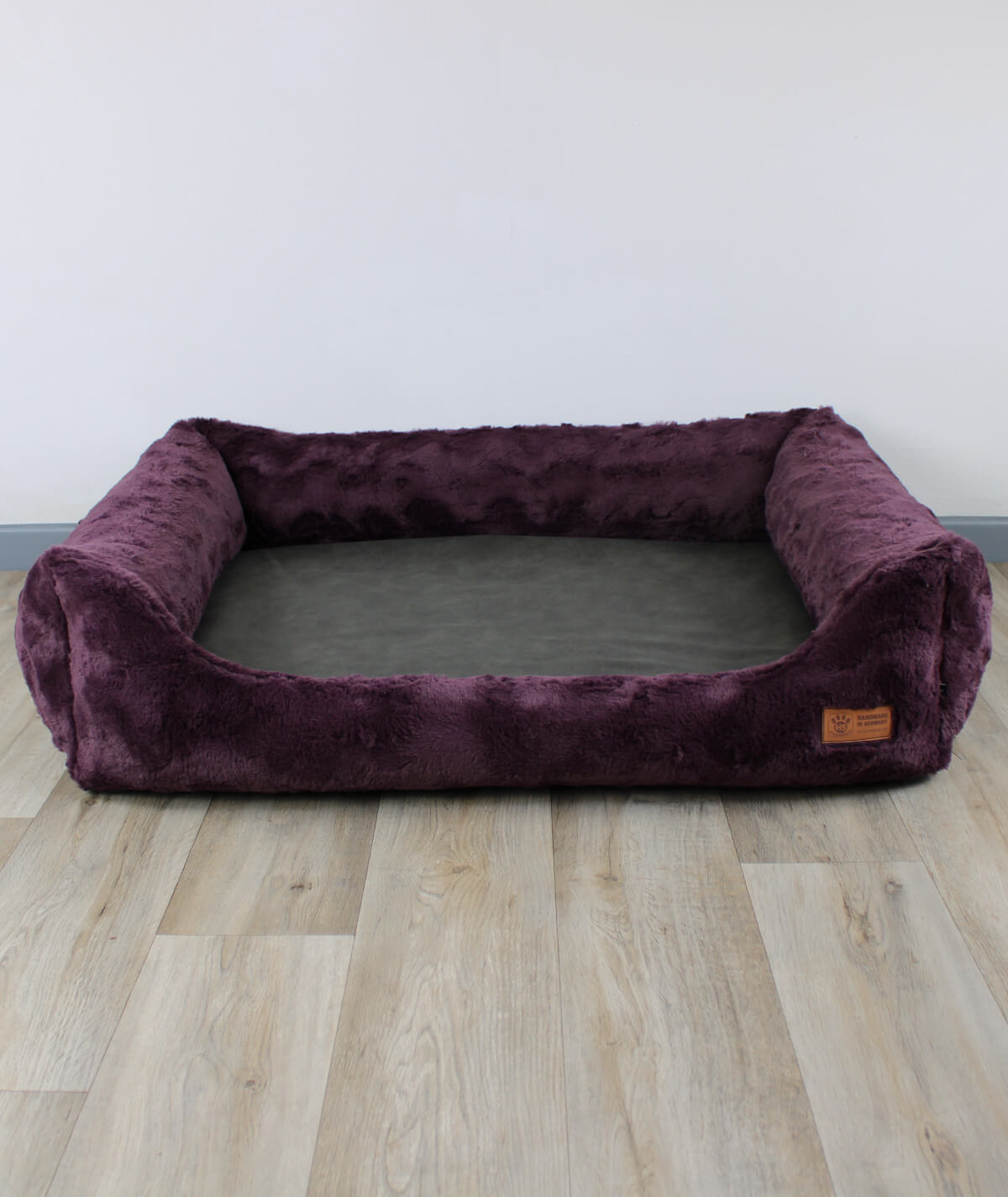 Dog bed cuddle bed deluxe with entry orthopedic