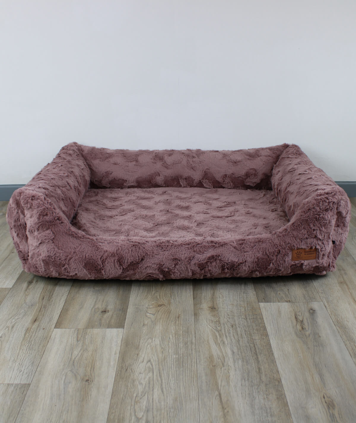 Dog bed cuddle bed deluxe with entry orthopedic