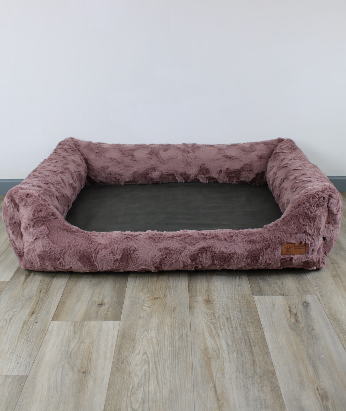Dog bed cuddle bed deluxe with entry orthopedic