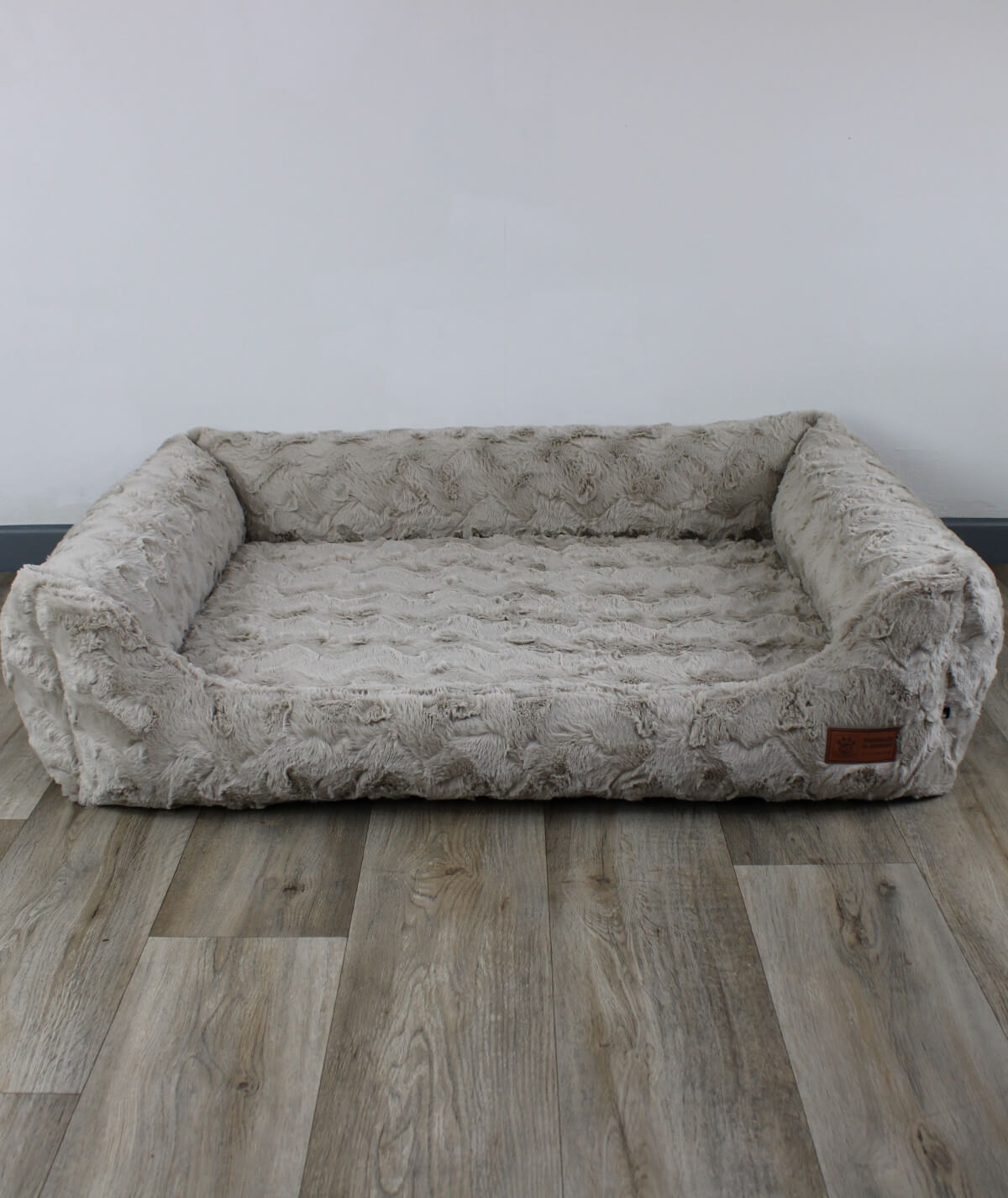 Dog bed cuddle bed deluxe with entry orthopedic