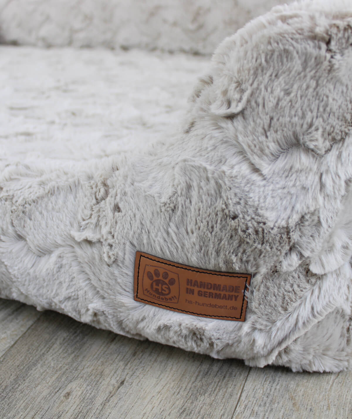 Dog bed cuddle bed deluxe with entry orthopedic