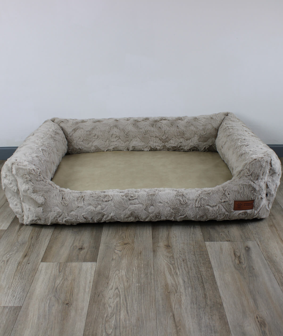 Dog bed cuddle bed deluxe with entry orthopedic