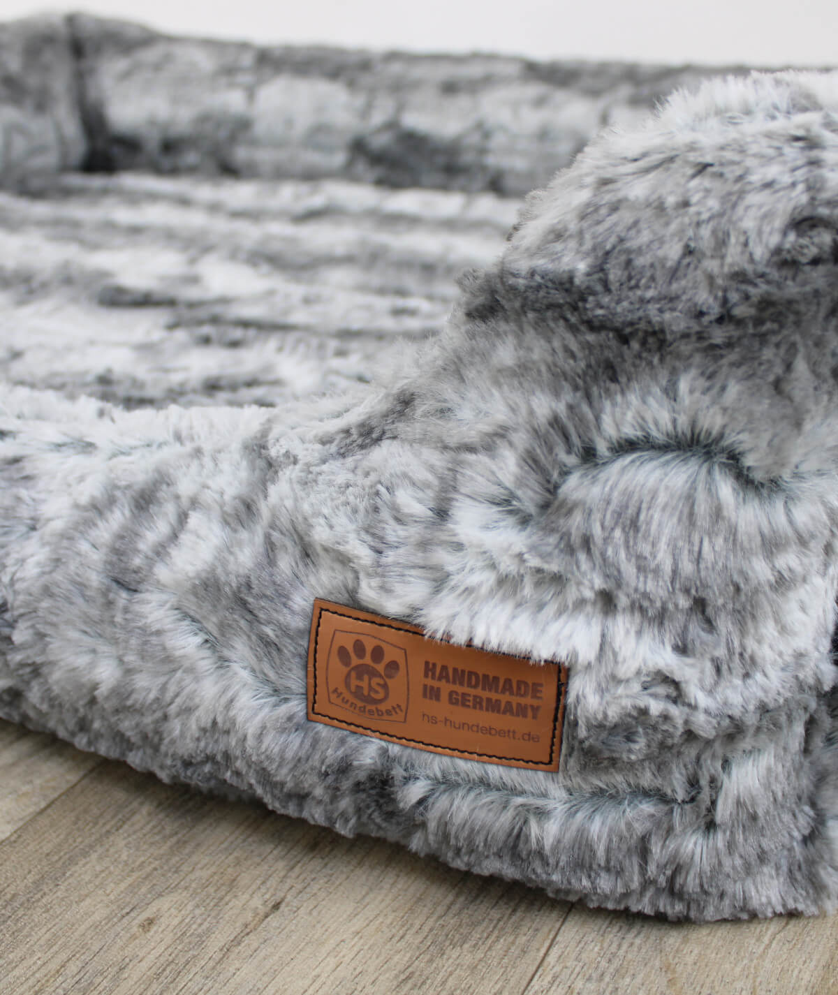 Dog bed cuddle bed deluxe with entry orthopedic