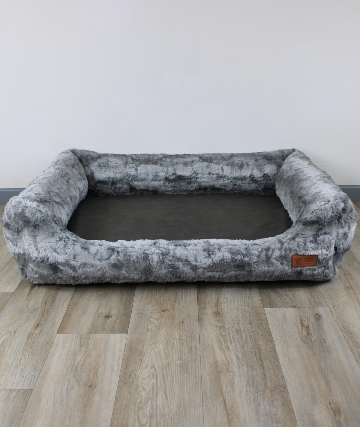 Dog bed cuddle bed deluxe with entry orthopedic