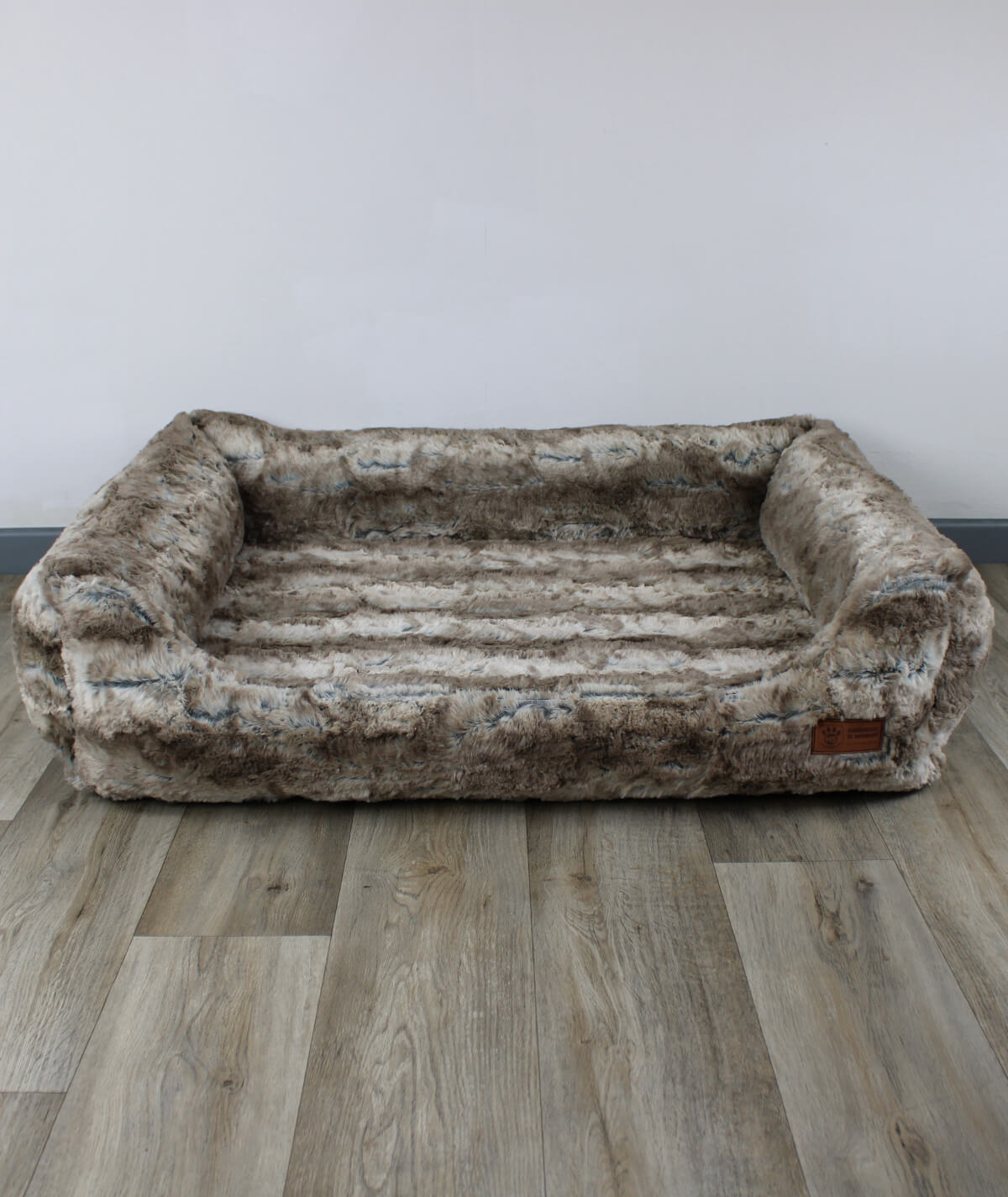 Dog bed cuddle bed deluxe with entry orthopedic