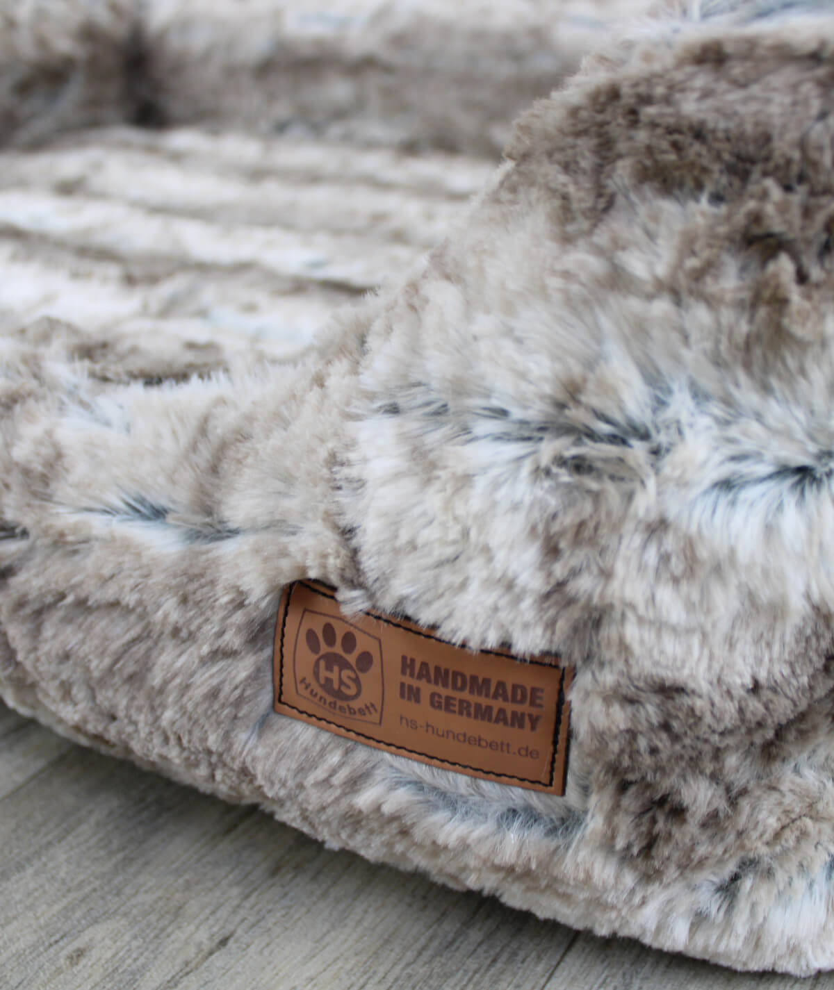 Dog bed cuddle bed deluxe with entry orthopedic