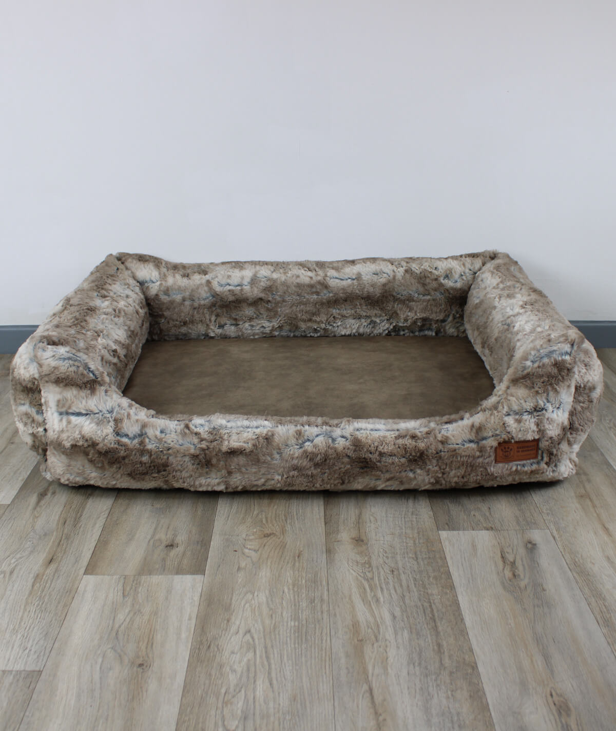 Dog bed cuddle bed deluxe with entry orthopedic