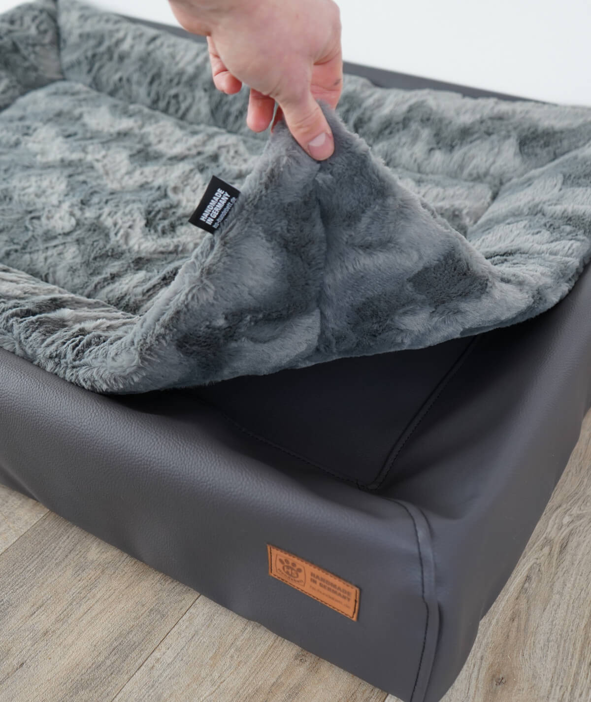 Inlay Cord Dog Blanket for Dog Bed Lucy