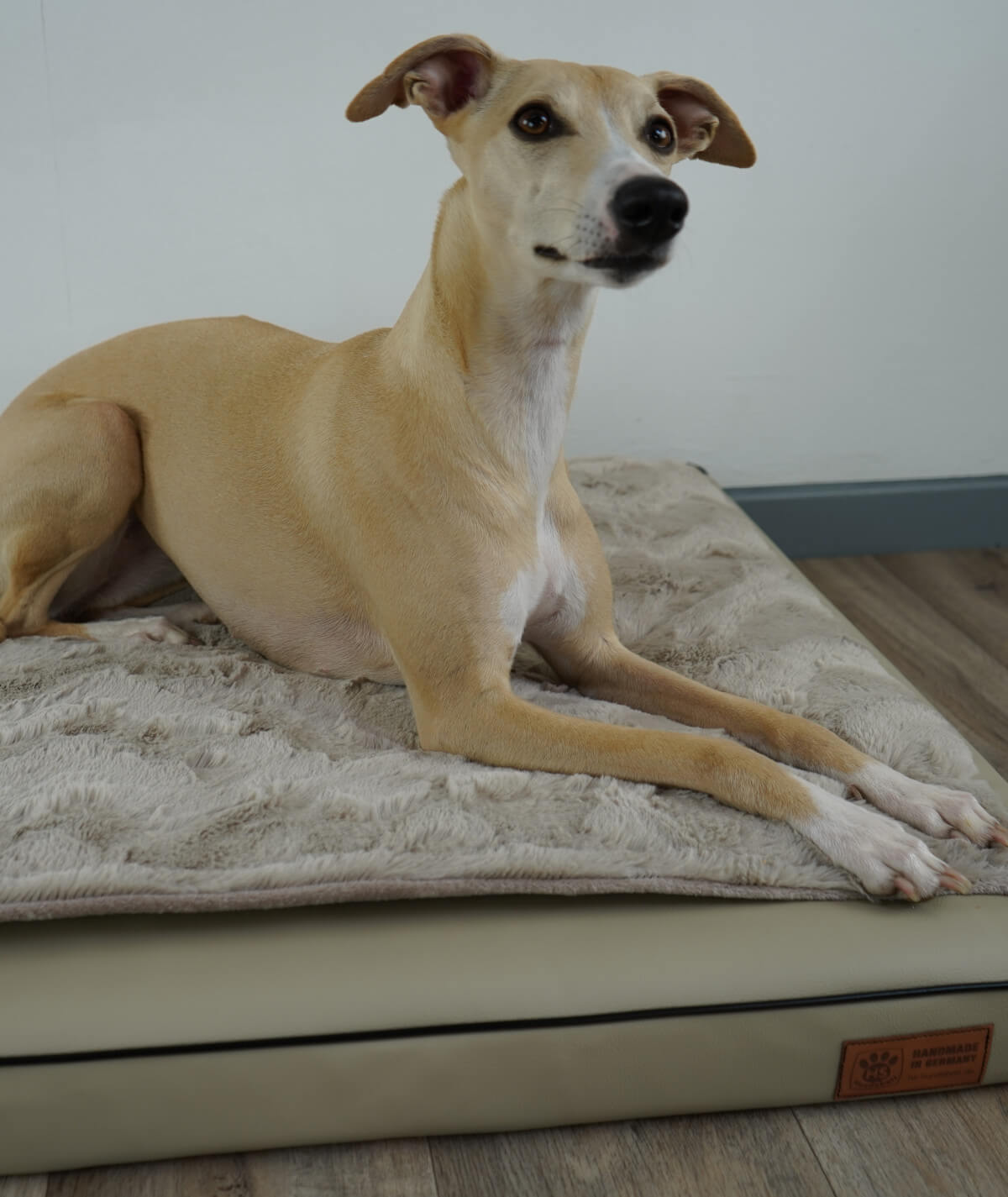 Hundebett Sina Kunstleder orthopädisch