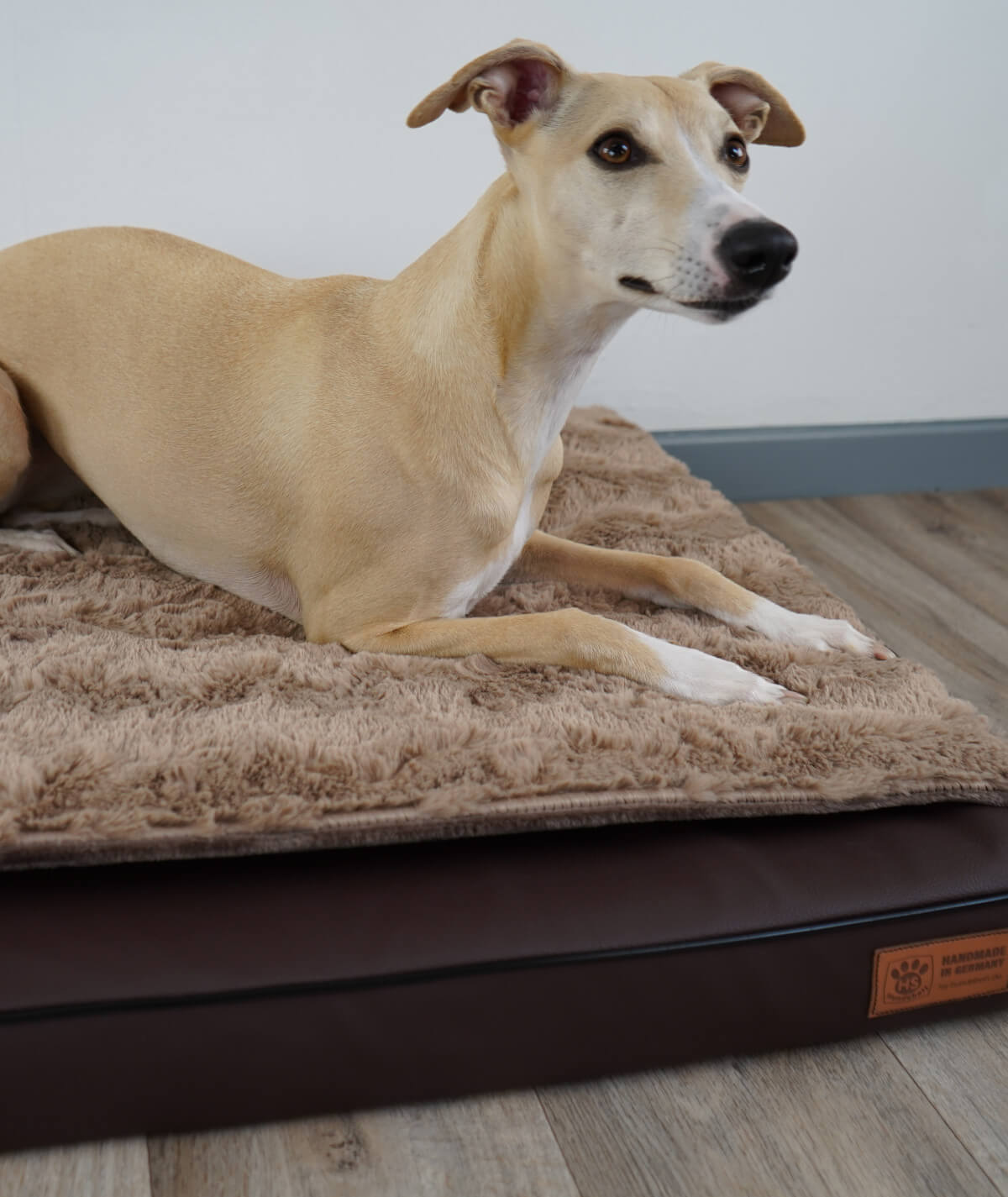 Hundebett Sina Kunstleder orthopädisch